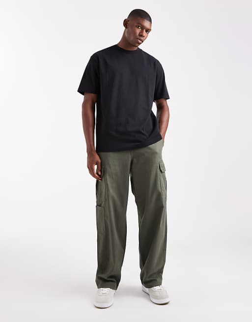 ASOS DESIGN Essentials 2 Pack Relaxed Crew Neck T-shirts In Black And White
