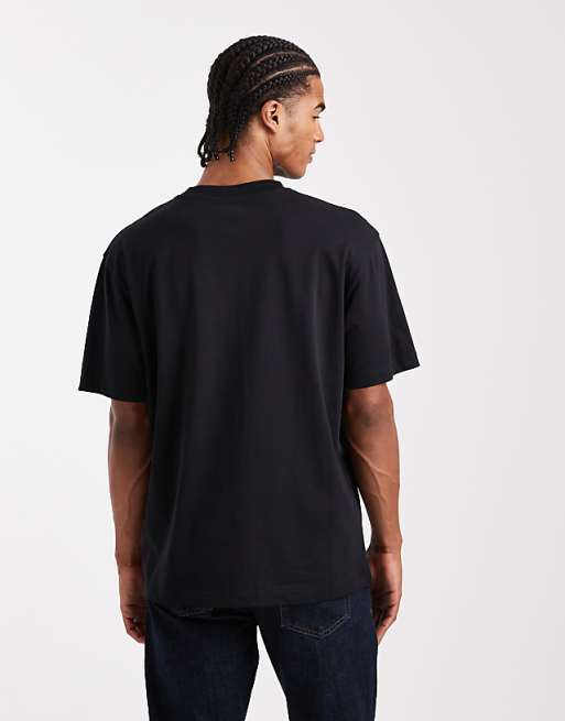 ASOS DESIGN Essentials 2 Pack Relaxed Crew Neck T-shirts In Black