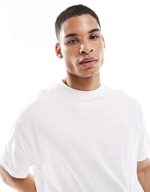ASOS DESIGN Essentials 2 Pack Relaxed T-shirt In Grey And White