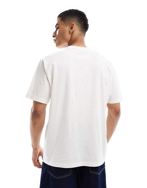 ASOS DESIGN Essentials 2 Pack Relaxed T-shirt In Stone And Cream