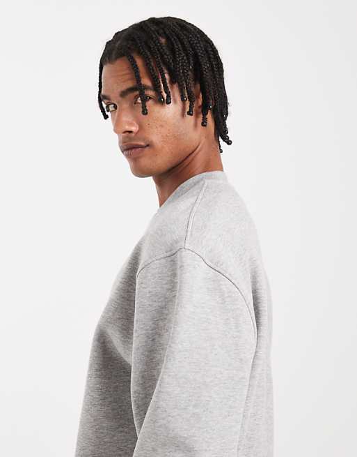 ASOS DESIGN Essentials Boxy Relaxed Sweatshirt In Grey