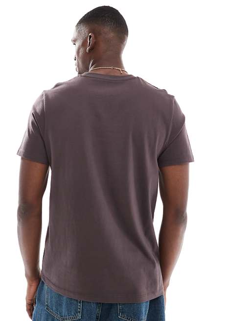 ASOS DESIGN Essentials Crew Neck T-shirt In Dark Brown