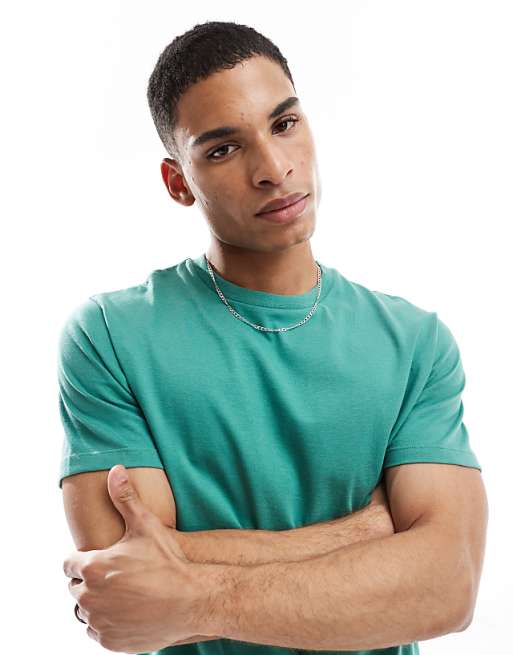 ASOS DESIGN Essentials Crew Neck T-shirt In Green
