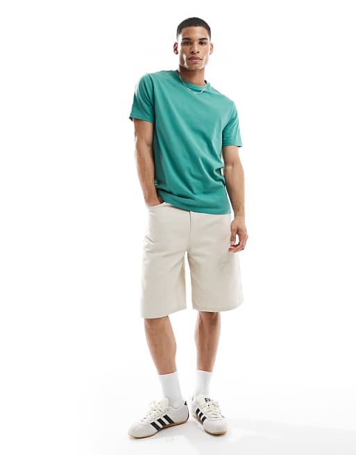 ASOS DESIGN Essentials Crew Neck T-shirt In Green