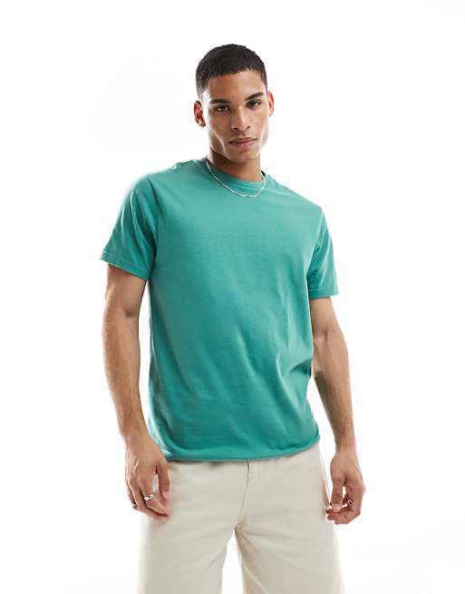 ASOS DESIGN Essentials crew neck t-shirt in green