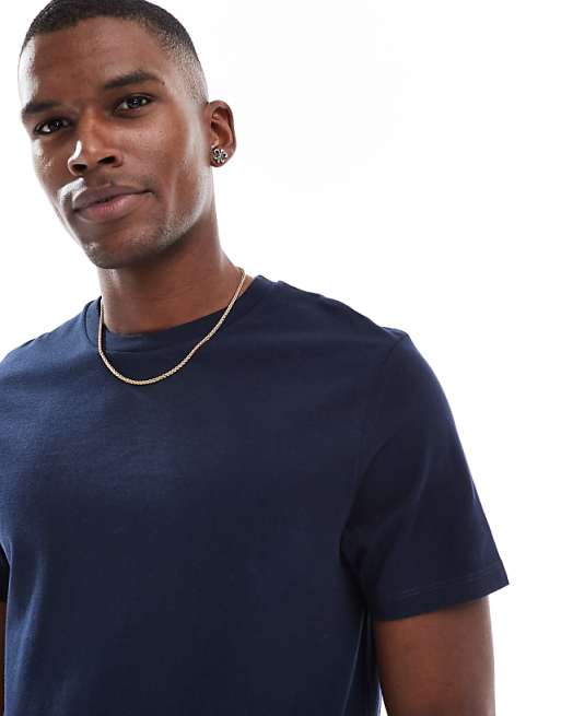 ASOS DESIGN Essentials Crew Neck T-shirt In Sky Captain