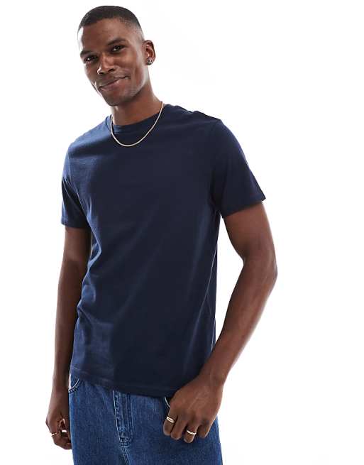 ASOS DESIGN Essentials crew neck t-shirt in sky captain