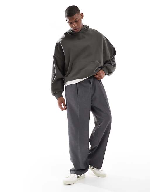 ASOS DESIGN Essentials Extreme Oversized Hoodie In Khaki