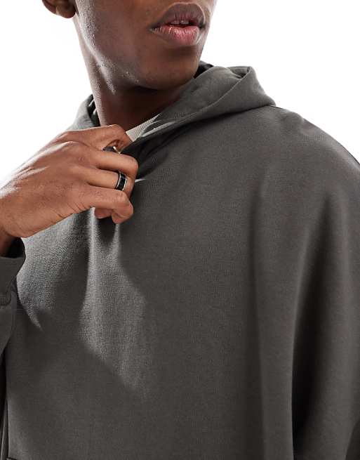 ASOS DESIGN Essentials Extreme Oversized Hoodie In Khaki