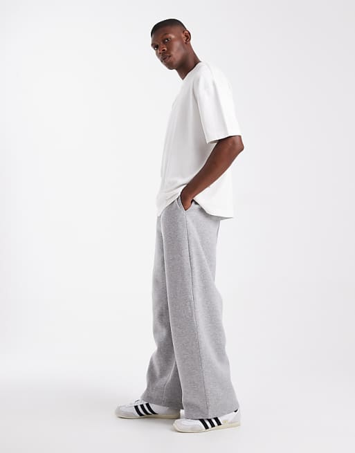 ASOS DESIGN Essentials Loose Fit Jogger In Grey Marl