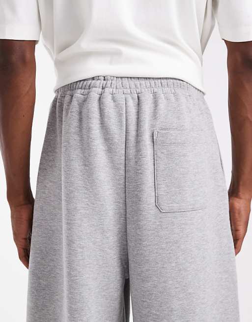 ASOS DESIGN Essentials Loose Fit Jogger In Grey Marl