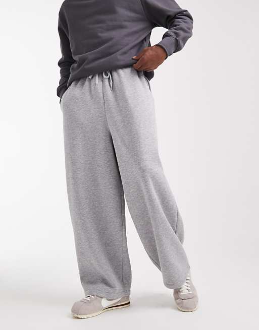 ASOS DESIGN Essentials Loose Fit Jogger In Grey Marl