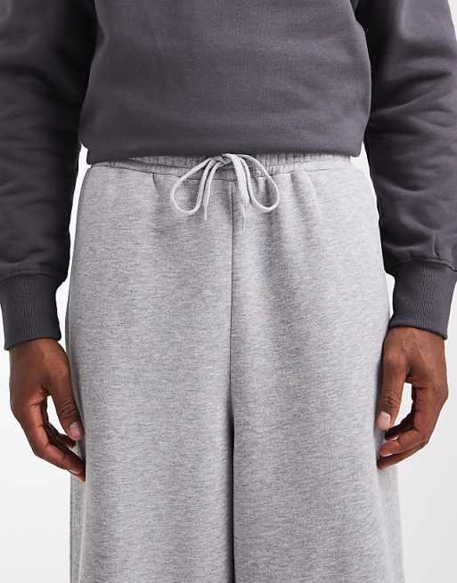 ASOS DESIGN Essentials Loose Fit Jogger In Grey Marl
