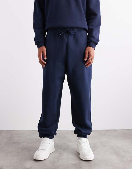 ASOS DESIGN Essentials Oversized Joggers In Navy
