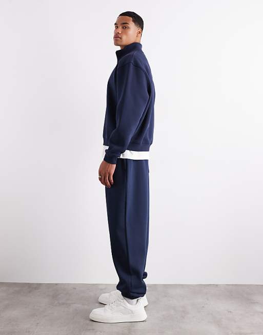 ASOS DESIGN Essentials Oversized Joggers In Navy