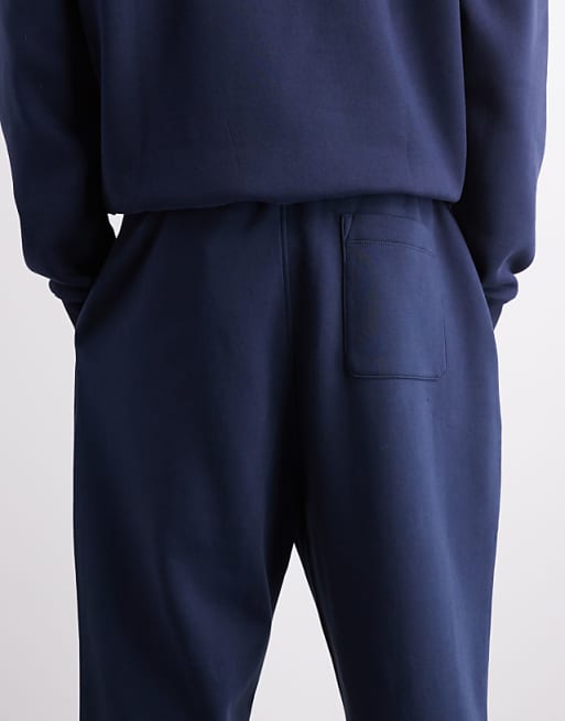 ASOS DESIGN Essentials Oversized Joggers In Navy