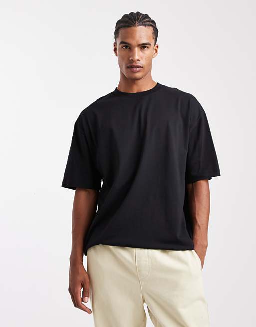 ASOS DESIGN Essentials oversized t-shirt in black