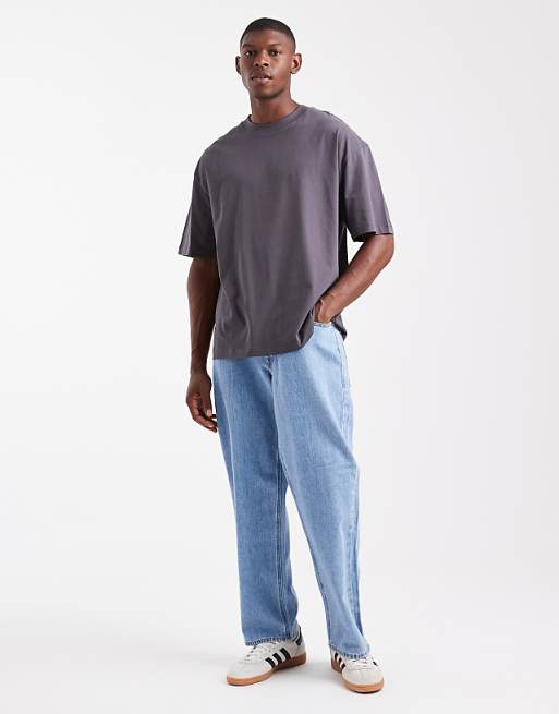 ASOS DESIGN Essentials Oversized T-shirt In Charcoal