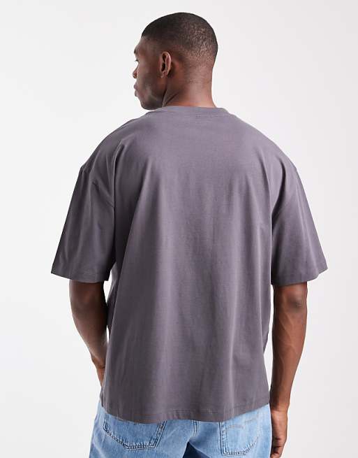 ASOS DESIGN Essentials Oversized T-shirt In Charcoal