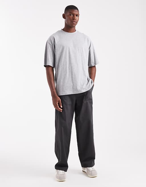 ASOS DESIGN Essentials Oversized T-shirt In Grey Marl