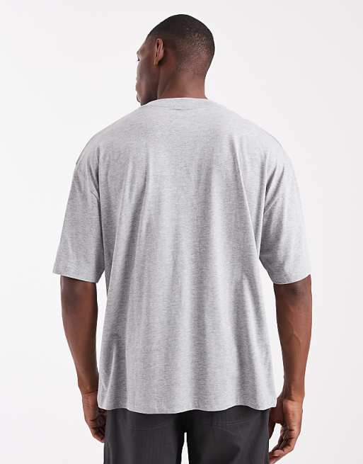 ASOS DESIGN Essentials Oversized T-shirt In Grey Marl