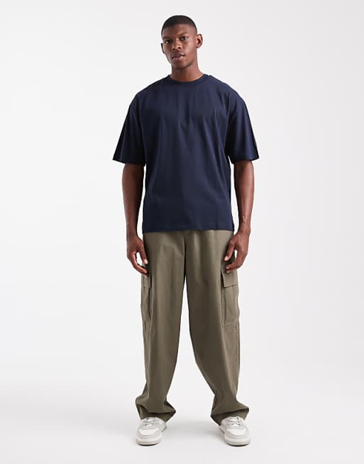 ASOS DESIGN Essentials Oversized T-shirt In Navy