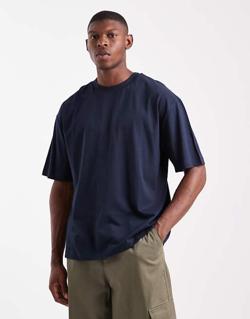 ASOS DESIGN Essentials oversized t-shirt in navy