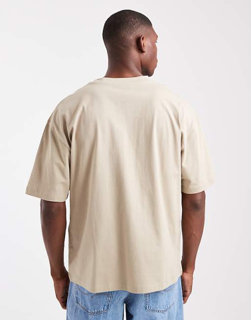 ASOS DESIGN Essentials Oversized T-shirt In Stone