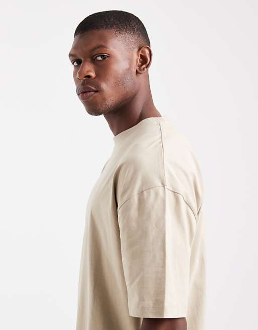 ASOS DESIGN Essentials Oversized T-shirt In Stone
