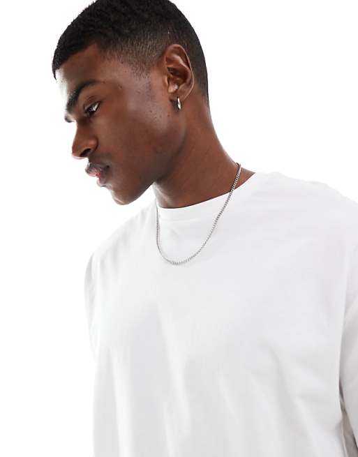 ASOS DESIGN Essentials Relaxed Crew Neck T-shirt In White