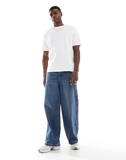 ASOS DESIGN Essentials Relaxed Crew Neck T-shirt In White