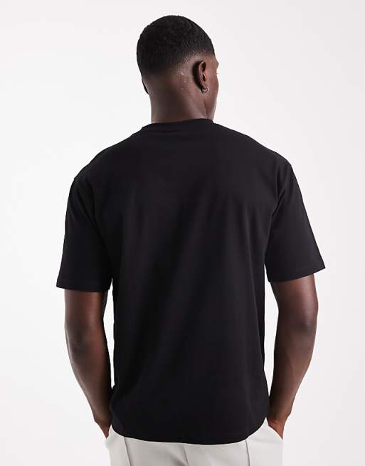 ASOS DESIGN Essentials Relaxed Crew Neck T-shirt In Black