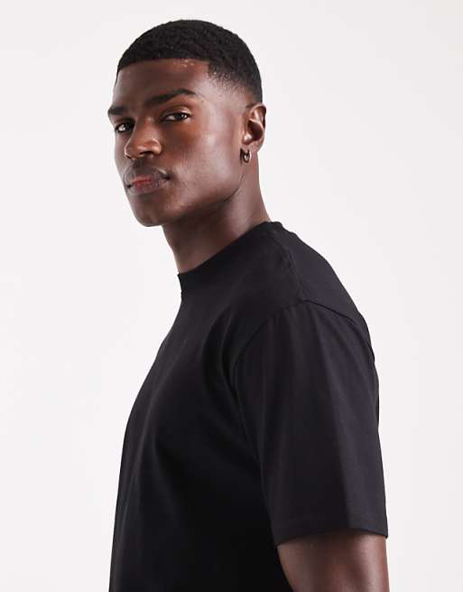ASOS DESIGN Essentials Relaxed Crew Neck T-shirt In Black
