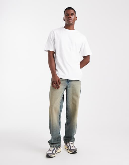 ASOS DESIGN Essentials Relaxed Crew Neck T-shirt In White