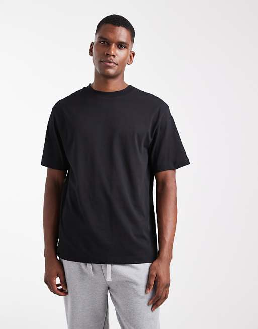 ASOS DESIGN Essentials relaxed crew neck t-shirt in black