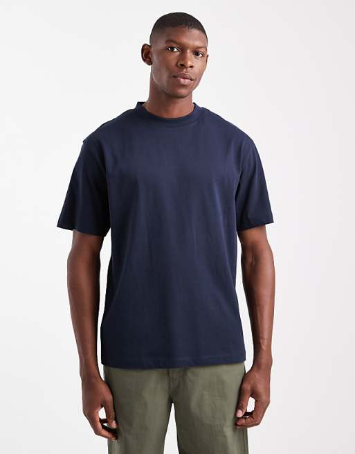 ASOS DESIGN Essentials relaxed t-shirt in navy