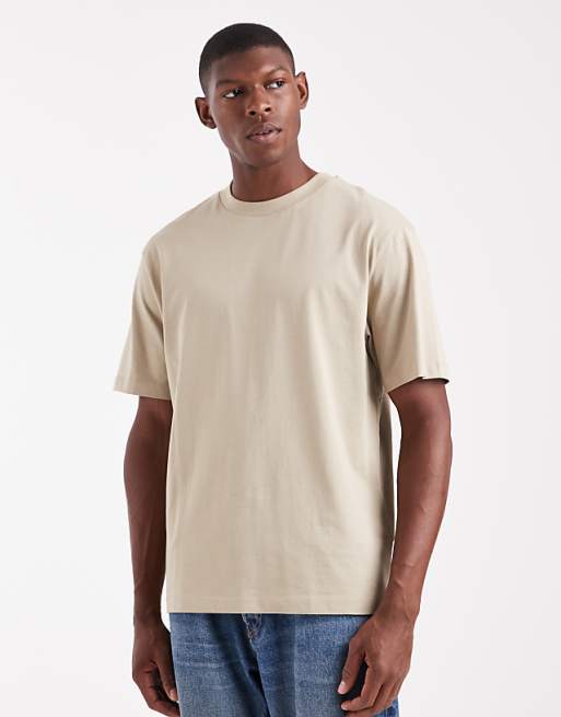 ASOS DESIGN Essentials relaxed t-shirt in stone