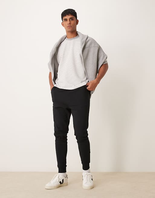 ASOS DESIGN Essentials Slim Joggers In Black