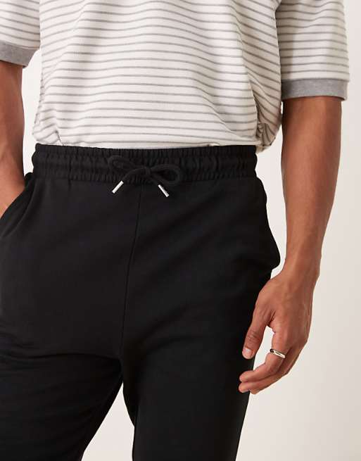 ASOS DESIGN Essentials Slim Joggers In Black