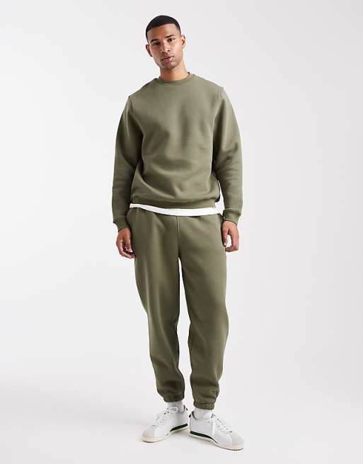 ASOS DESIGN Essentials Sweatshirt In Khaki
