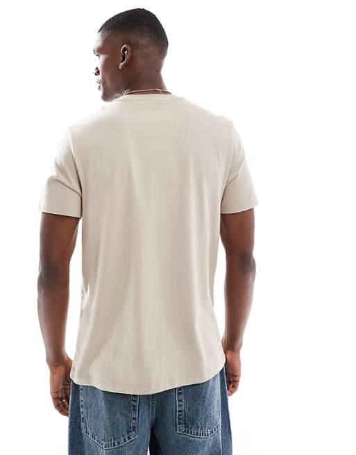 ASOS DESIGN Essentials T-shirt With Crew Neck In Stone