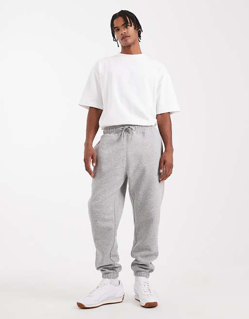 ASOS DESIGN Essentials Tapered Jogger In Grey Marl