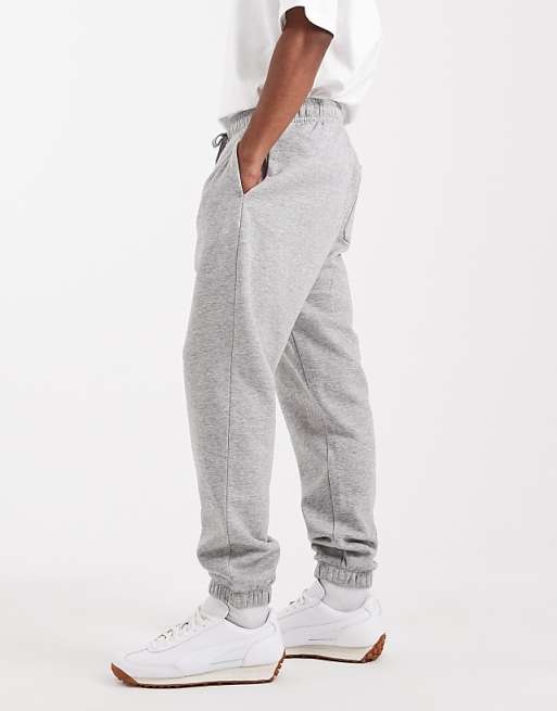 ASOS DESIGN Essentials Tapered Jogger In Grey Marl