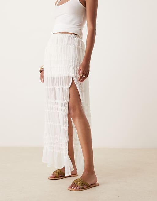 ASOS DESIGN Flora Woven Sandal In Khaki