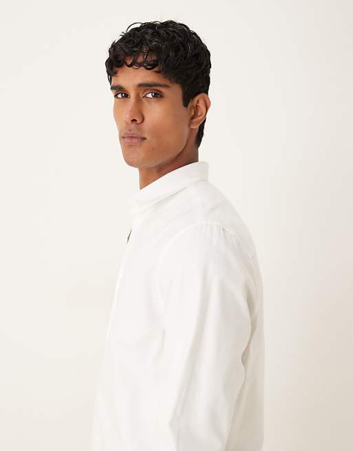 ASOS DESIGN Formal Easy Iron Twill Regular Shirt In White