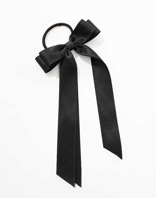 ASOS DESIGN Hairband With Bow Detail In Black