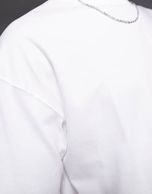 ASOS DESIGN Heavyweight Boxy Oversized T-shirt In White