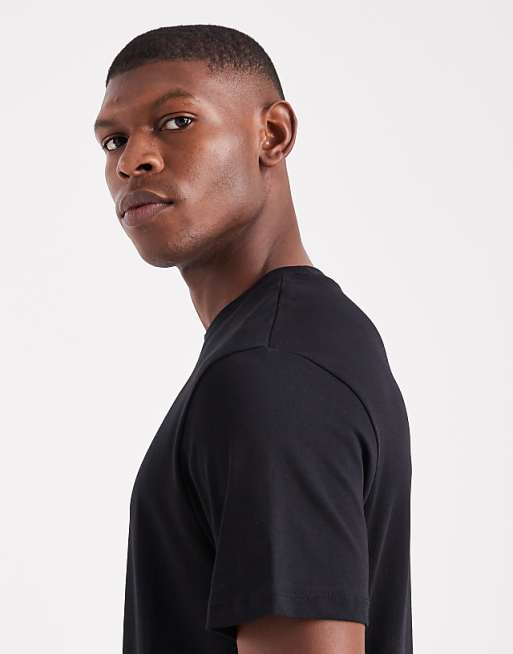 ASOS DESIGN Heavyweight Crew Neck T-shirt In Black