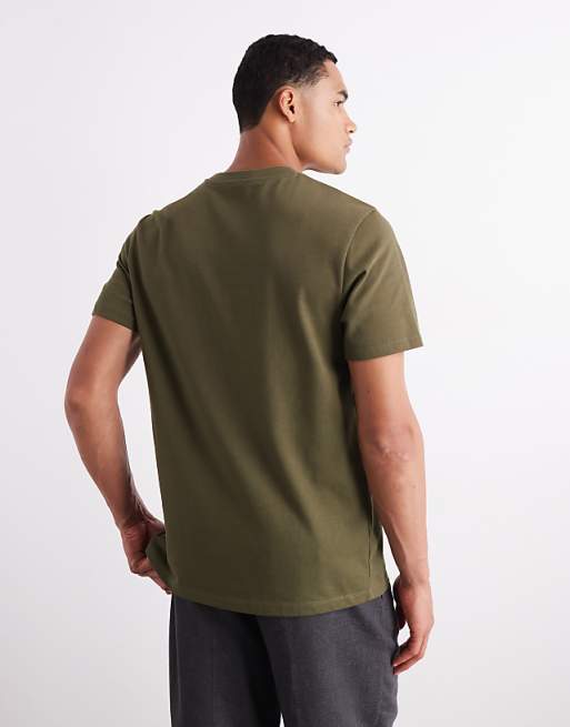 ASOS DESIGN Heavyweight Crew Neck T-shirt In Khaki