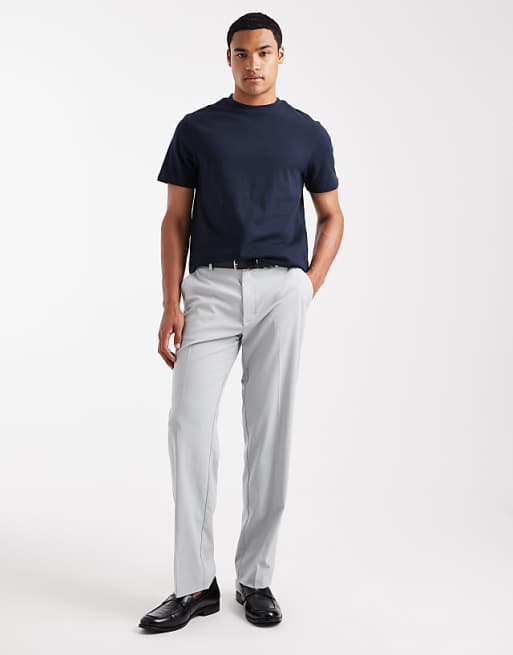 ASOS DESIGN Heavyweight Crew Neck T-shirt In Navy